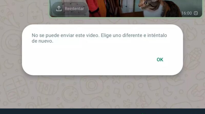 "No se puede enviar este vídeo por WhatsApp": por qué se muestra este error y cómo solucionarlo